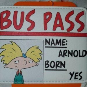 Cakeworthy Nickelodeon Hey Arnold Bus Pass Card Holder